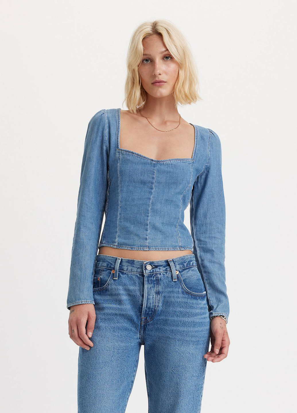Синяя блуза Levi's