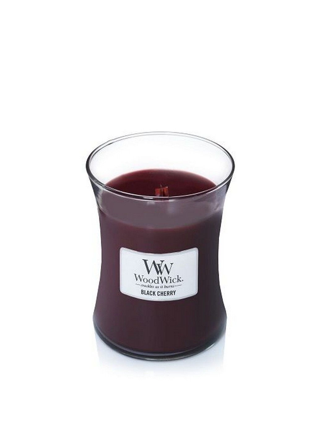 Ароматична свічка з ароматом соковитої черешні Medium Black Cherry 275 г WoodWick (227516181)