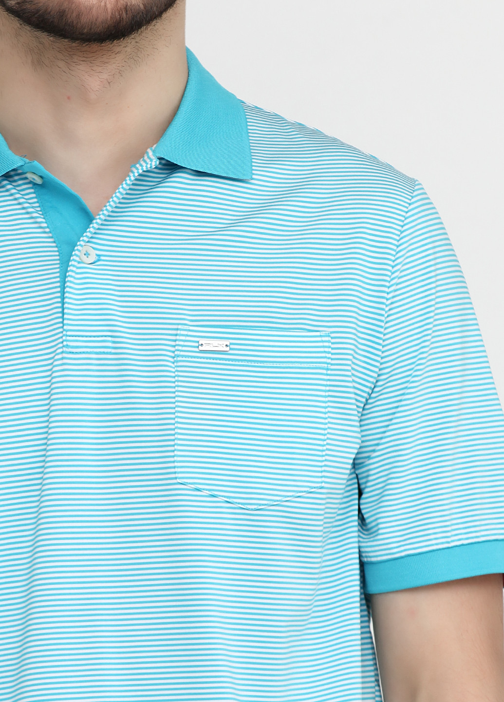 Голубой футболка-поло для мужчин Ralph Lauren с логотипом