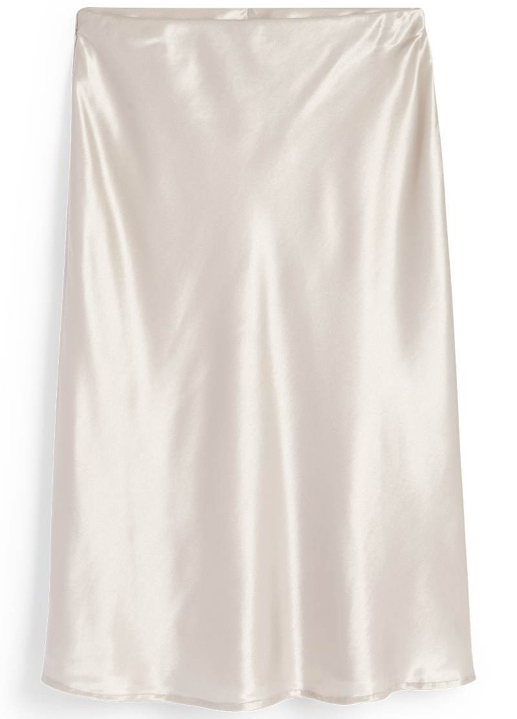 Светло-серая кэжуал однотонная юбка C&A