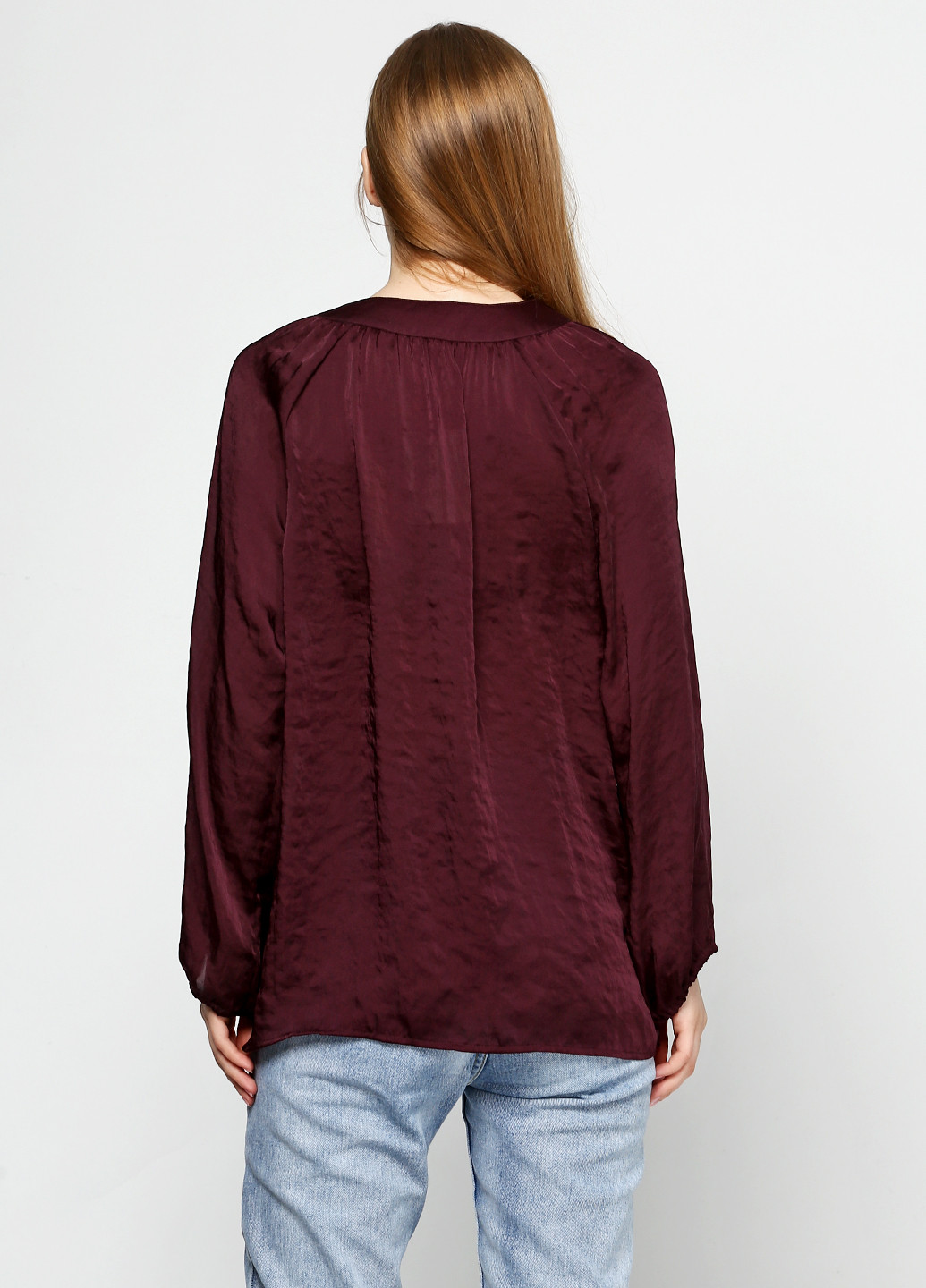 Темно-фиолетовая демисезонная блуза CARLA F