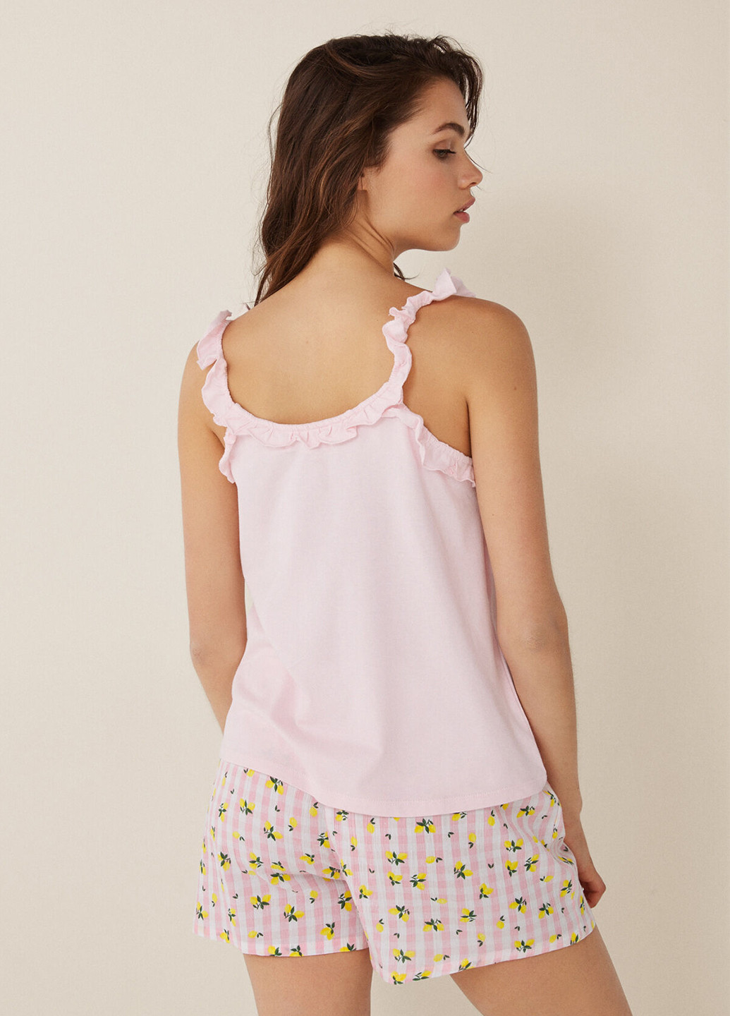 Розовая всесезон пижама (топ, шорты) Women'secret