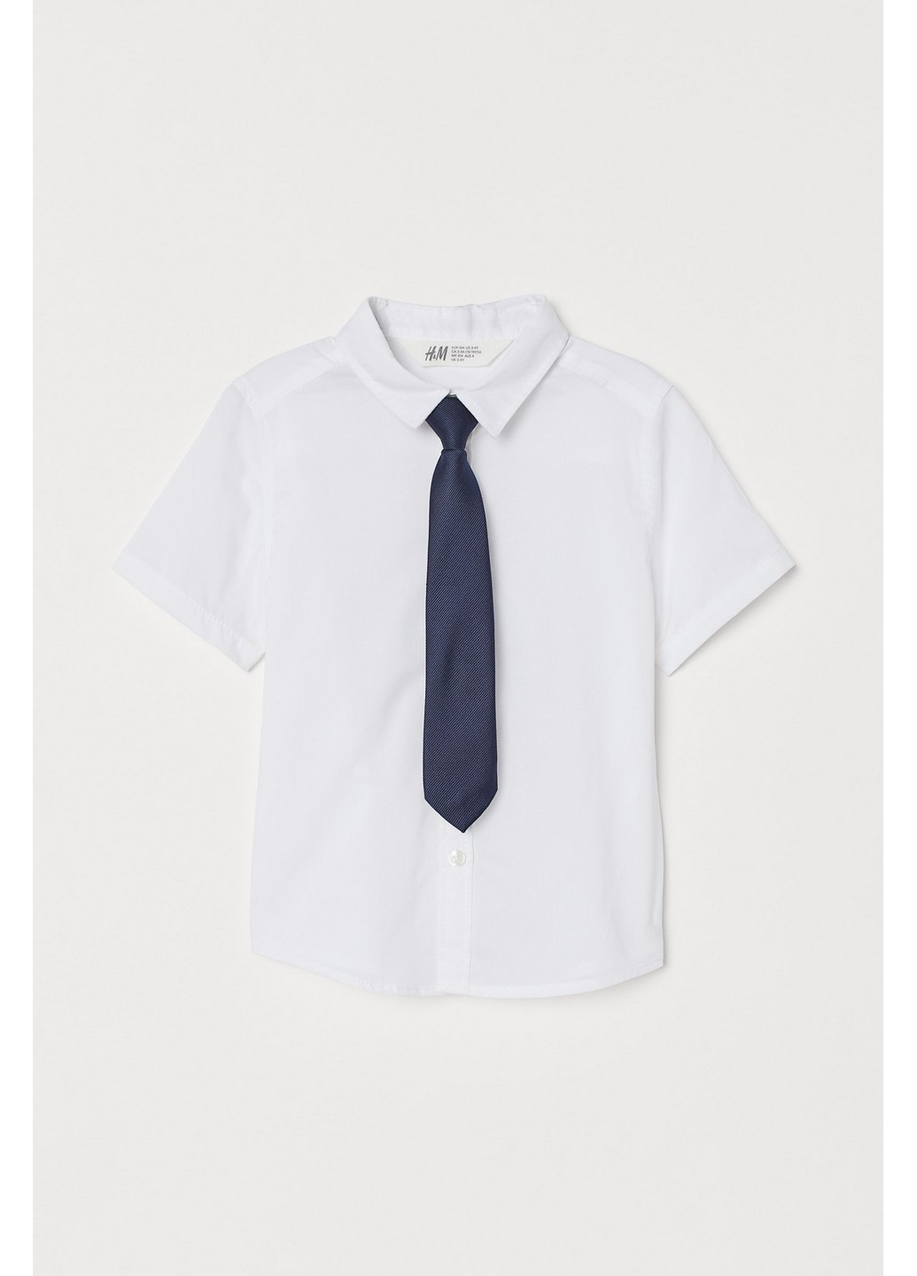 Краватка H&M однотонна синя
