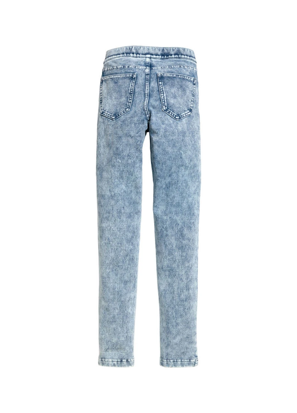 Голубые демисезонные джеггинсы H&M