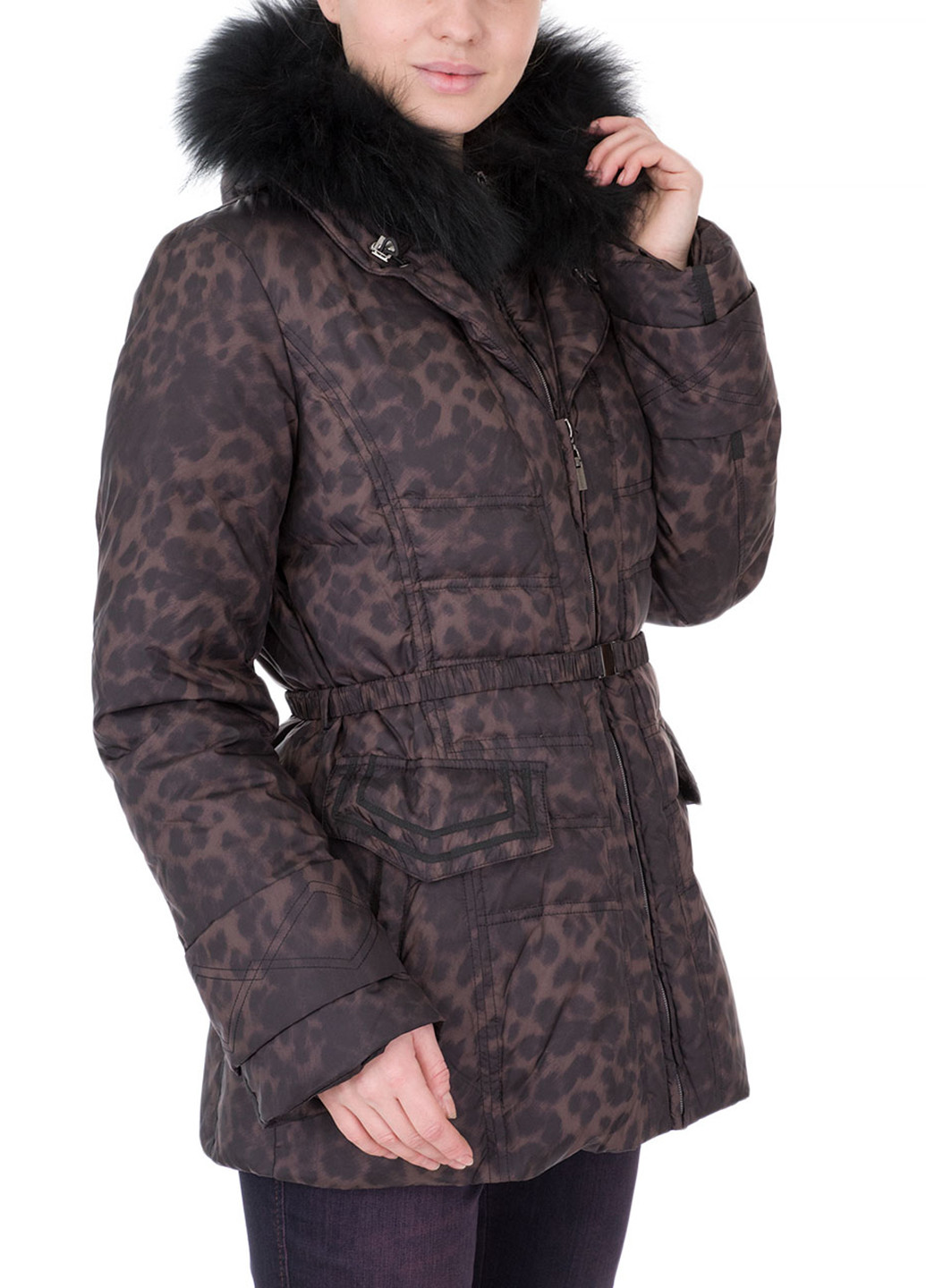 Коричнева демісезонна куртка Beaumont