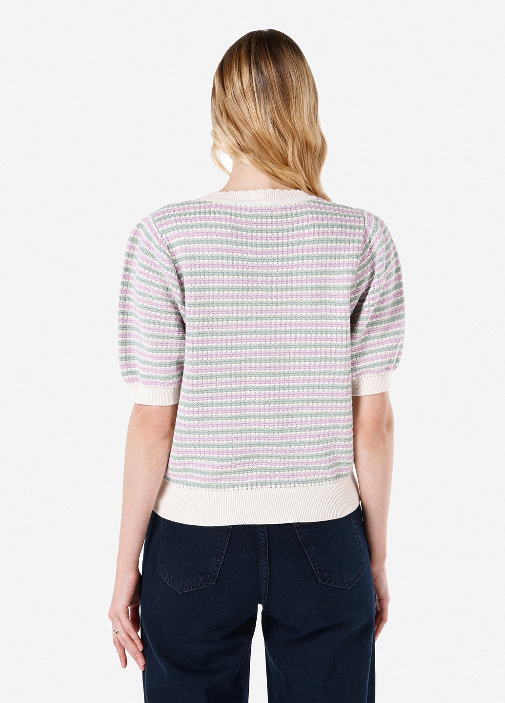 Комбинированный летний джемпер джемпер Colin's