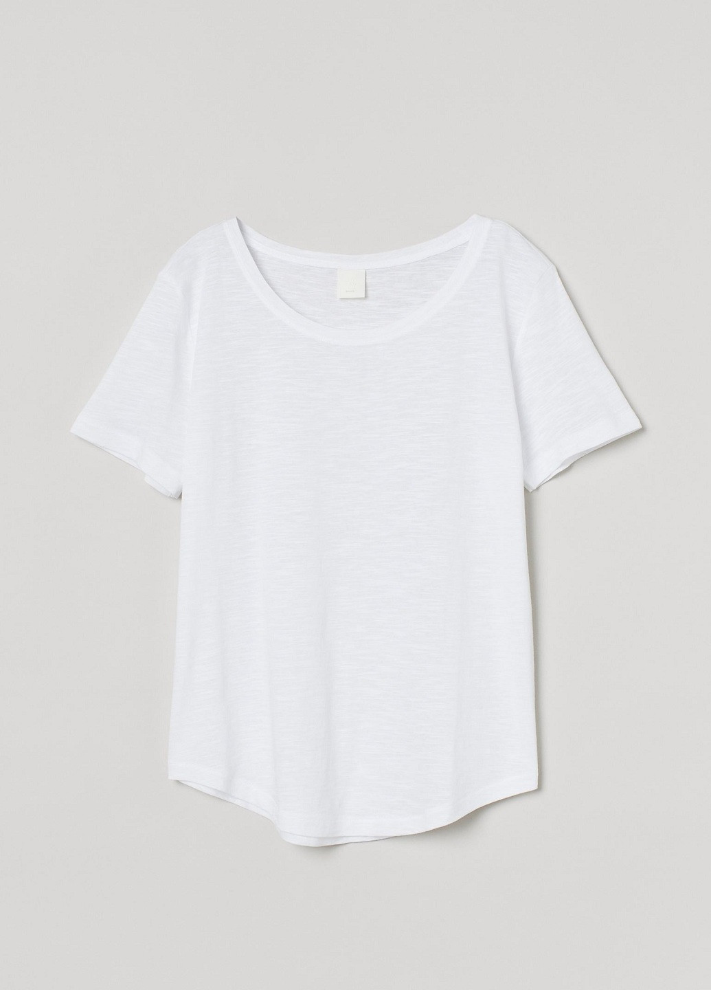 Белая всесезон футболка H&M