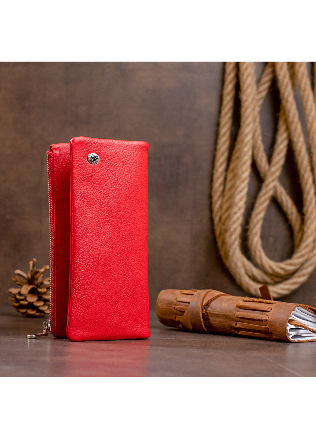 Женский кожаный кошелек 18,5х9х1,5 см st leather (252133645)