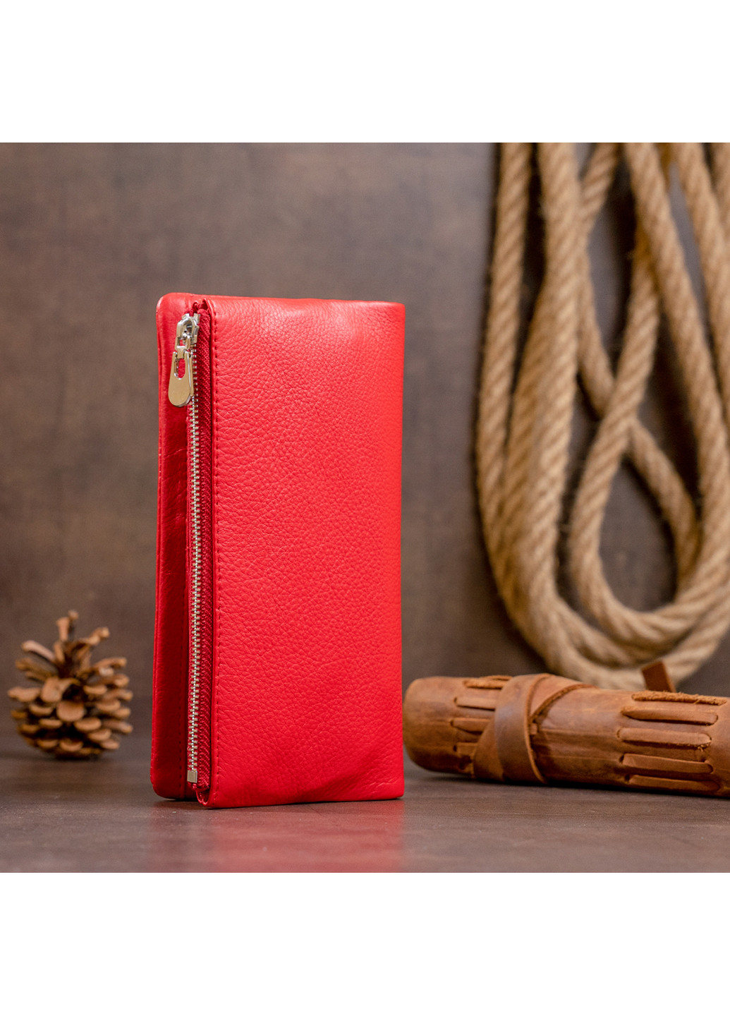 Женский кожаный кошелек 18,5х9х1,5 см st leather (252133645)