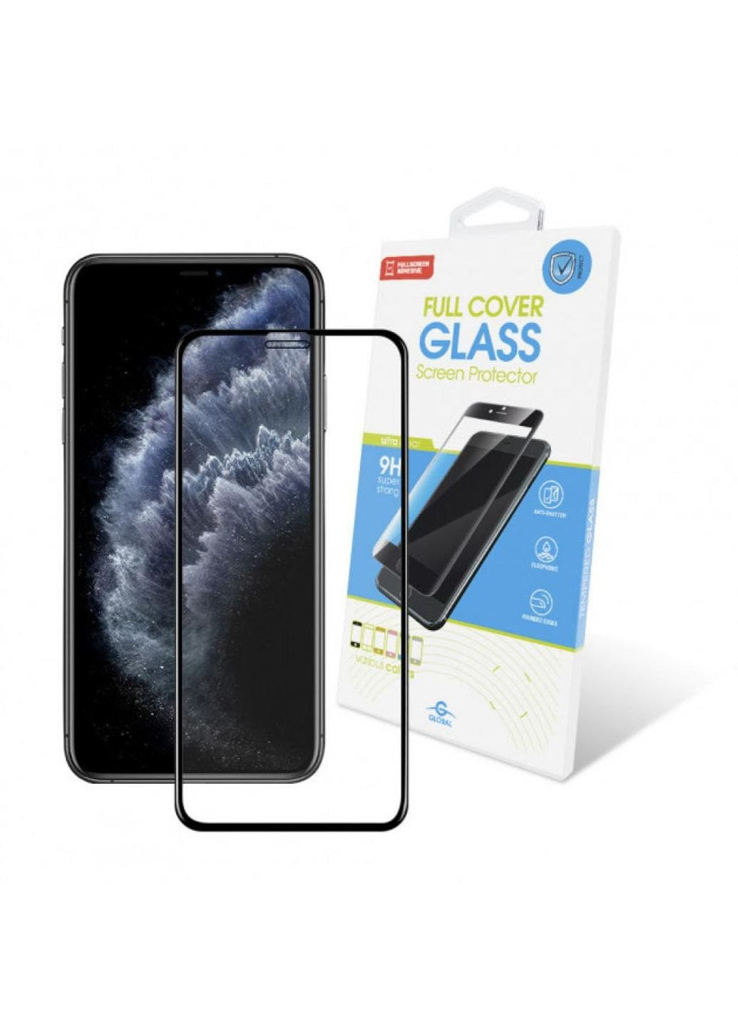 Стекло защитное Apple iPhone XS Max/11 Pro Max (1283126496431) Global (252392599)