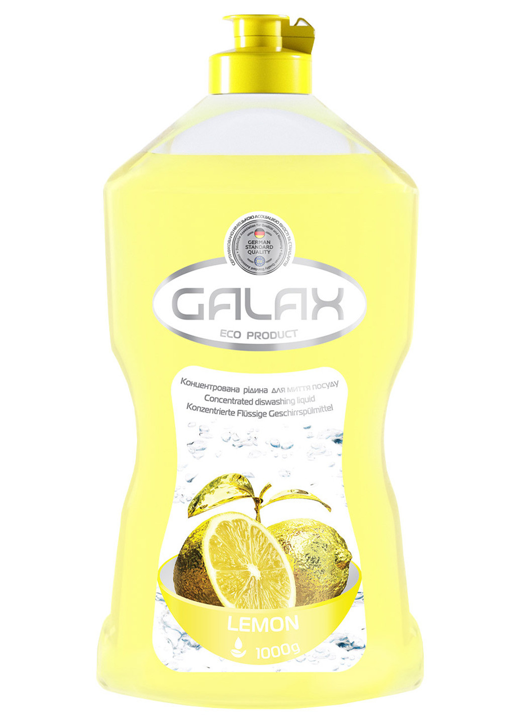 Концентрована рідина для миття посуду "Лимон" 1000 мл Galax (199238020)