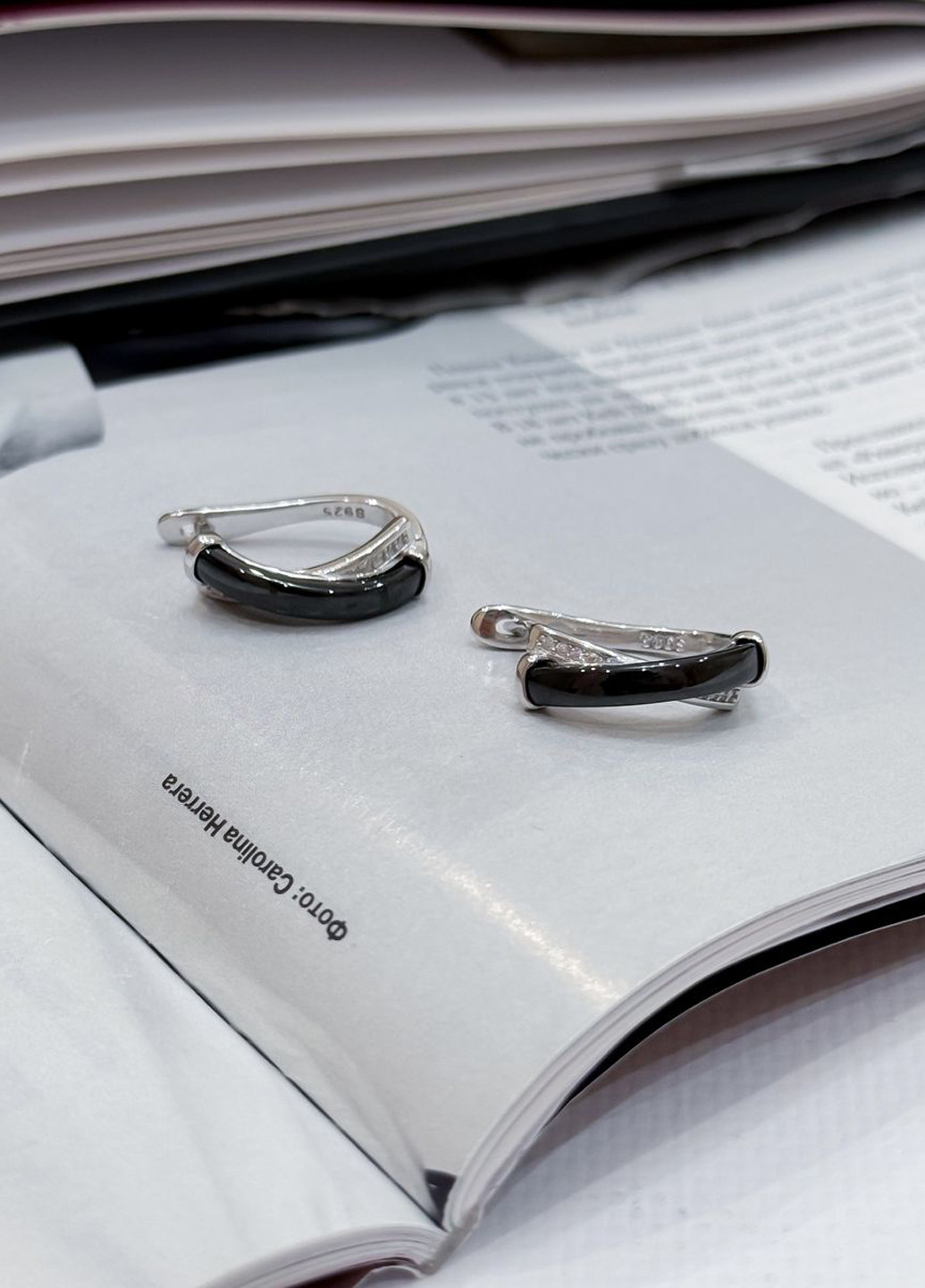 Сережки Silver Flame (307258576)