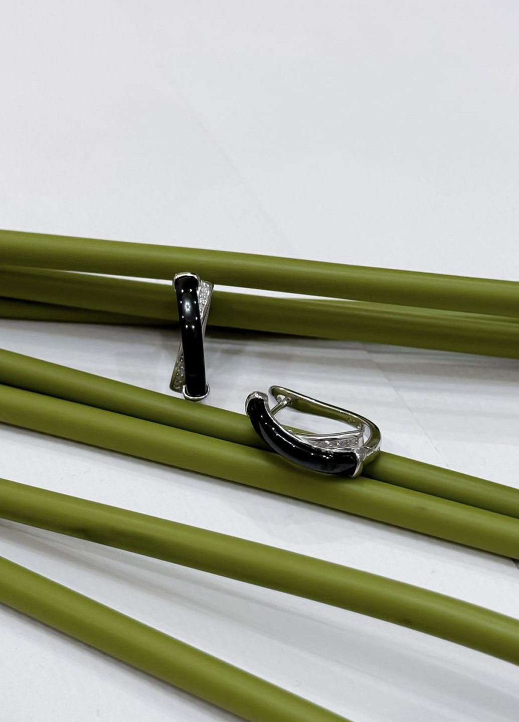 Сережки Silver Flame (307258576)