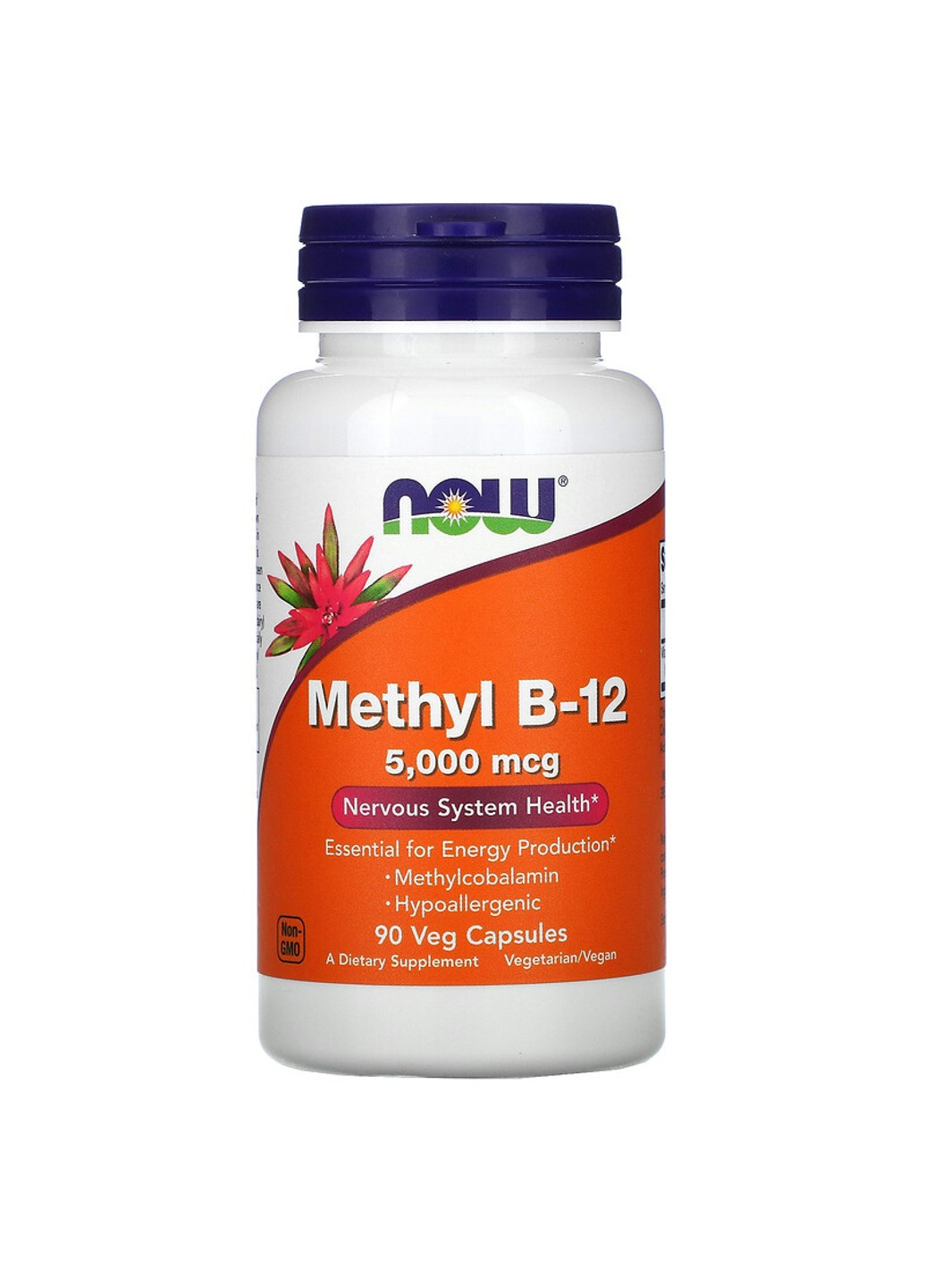 Вітамін Б12 Methyl B-12 5000 mcg 90 капсул Now Foods (255409545)