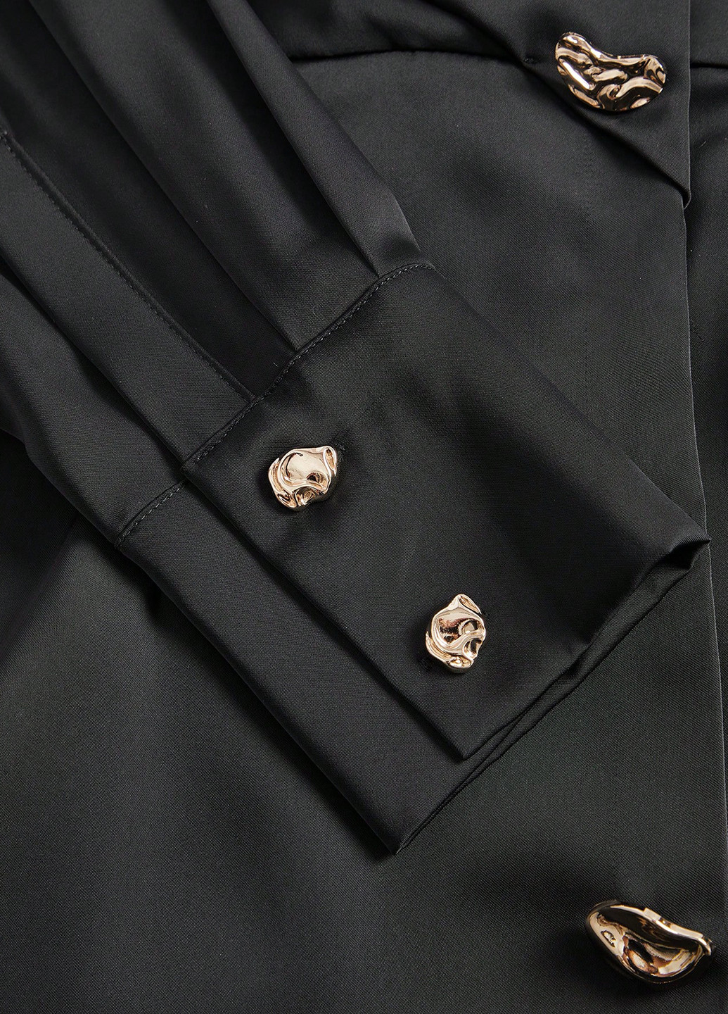 Чорна кежуал сукня сукня-сорочка SHEIN однотонна