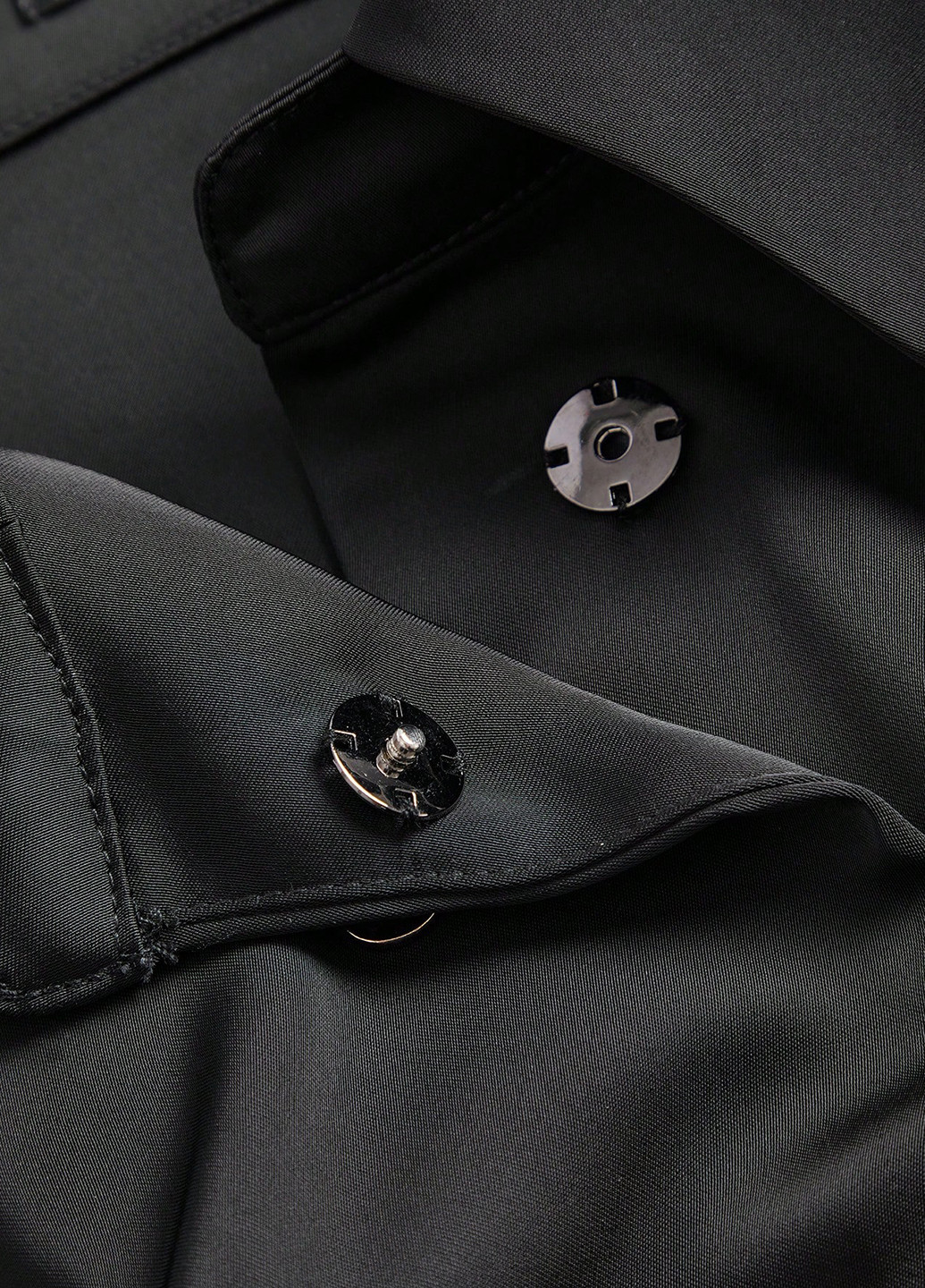 Чорна кежуал сукня сукня-сорочка SHEIN однотонна