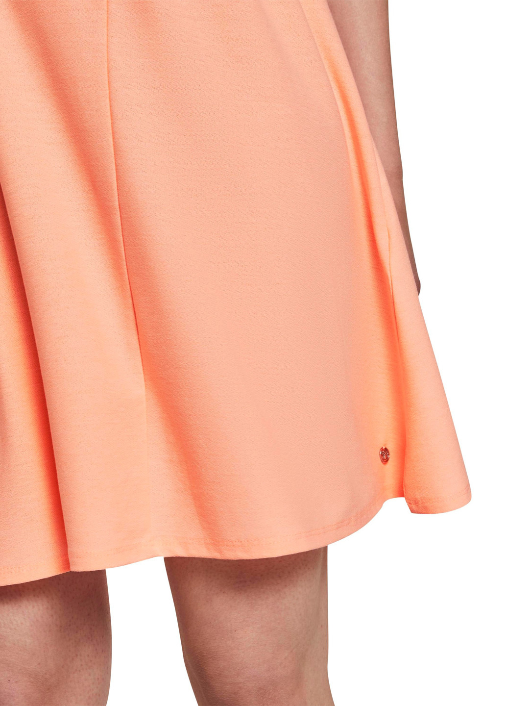 Помаранчева кежуал сукня кльош Tom Tailor однотонна