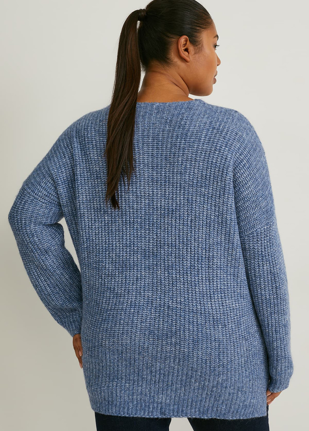 Светло-синий демисезонный пуловер пуловер C&A