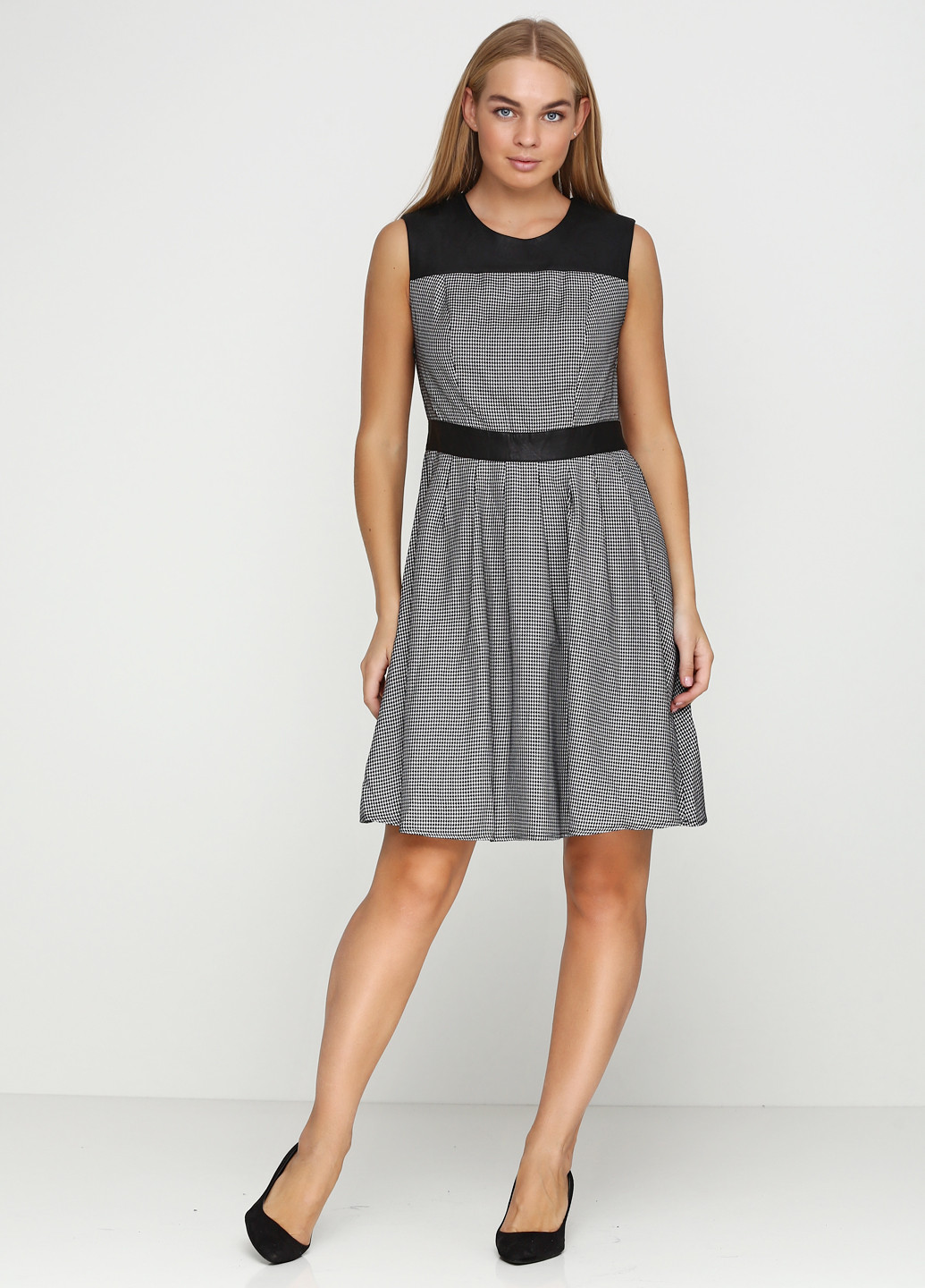 Чорна кежуал сукня MINT&BERRY меланжева