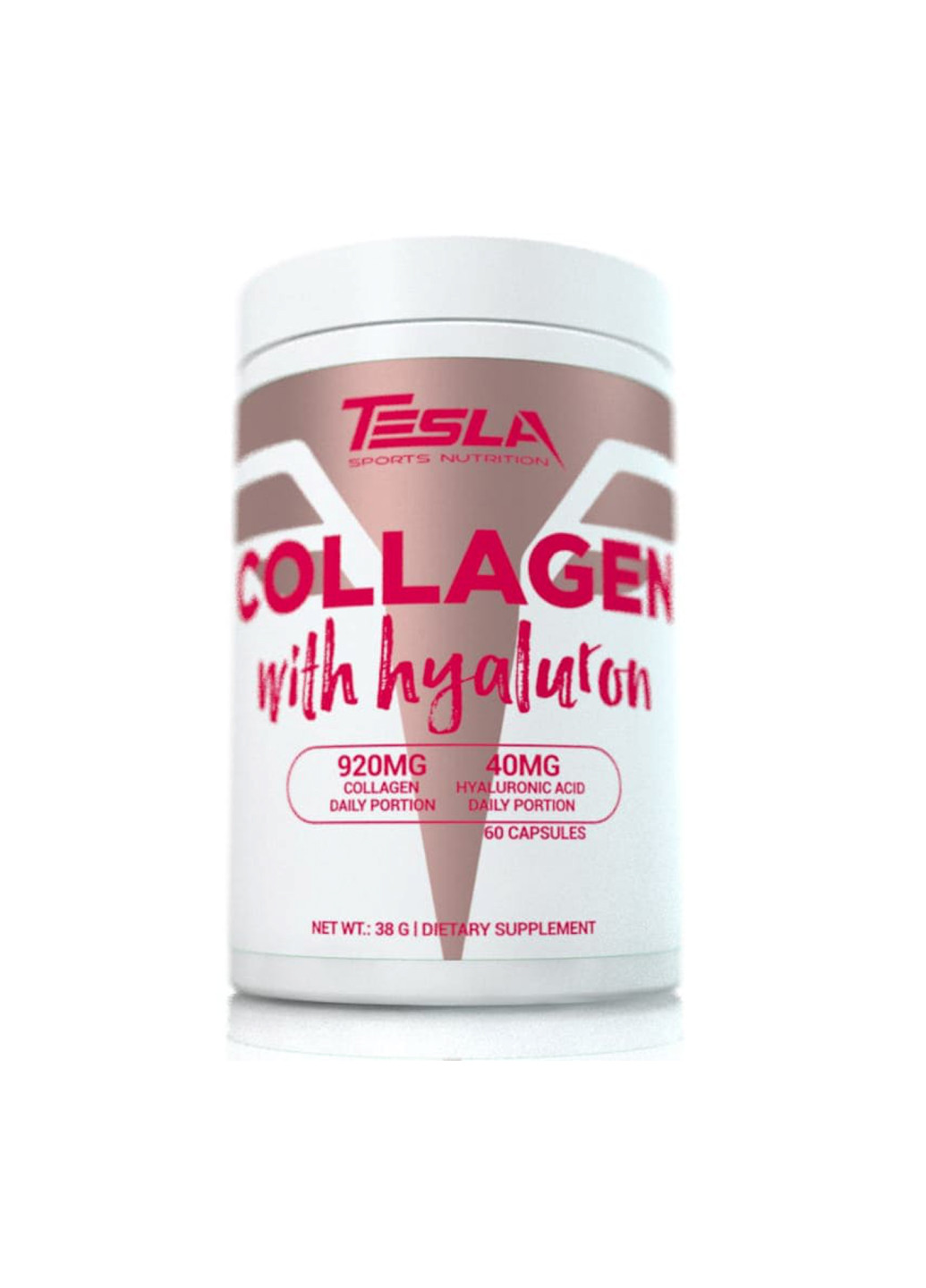 Колаген для суглобів та зв'язок Collagen whit Hyaluron -60caps Tesla (253158597)