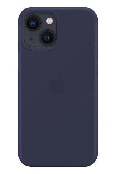 Силіконовий Чохол Накладка Silicone Case для iPhone 13 Dark Blue No Brand (254091271)