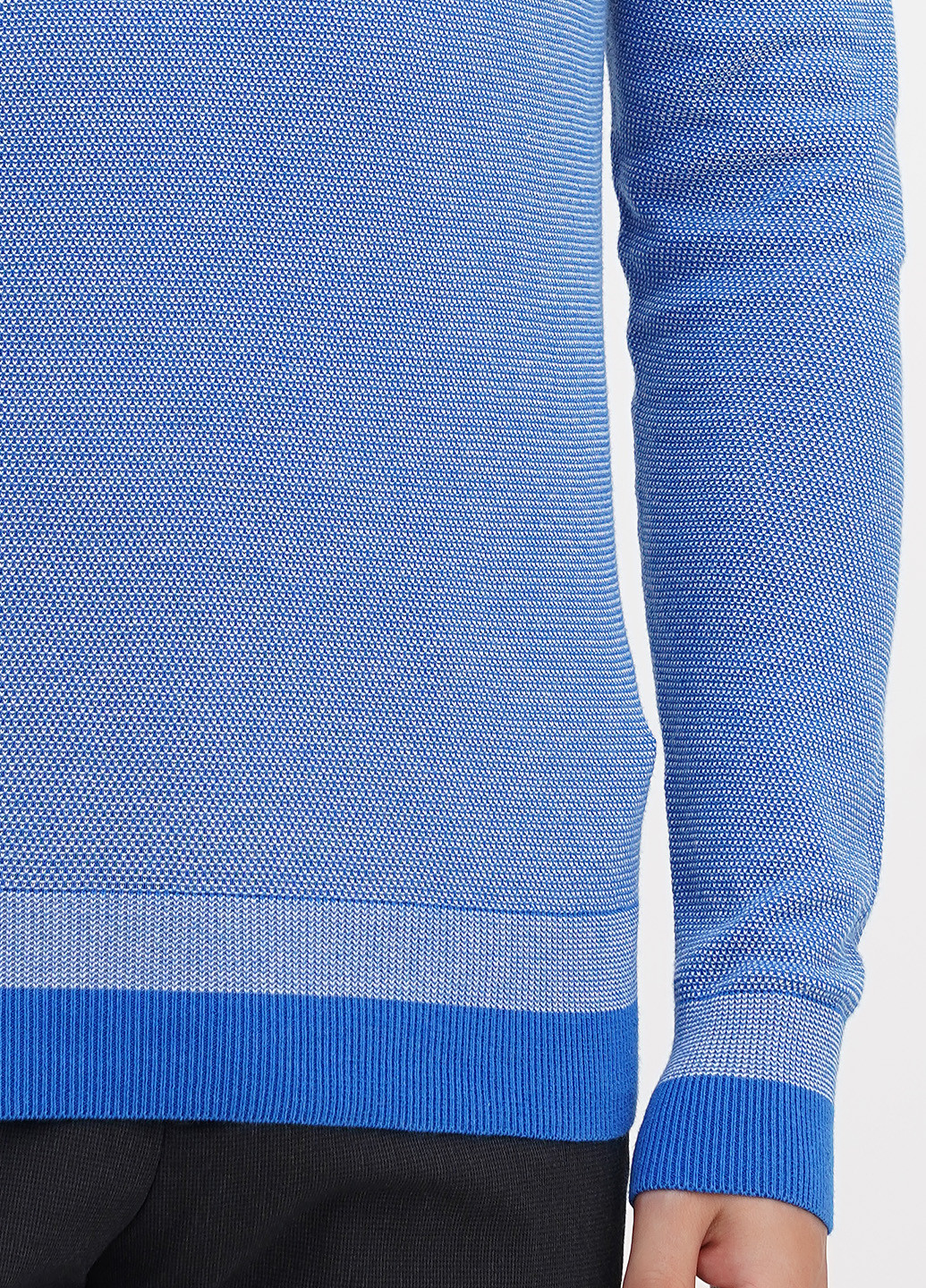 Темно-голубой демисезонный пуловер пуловер State of Art