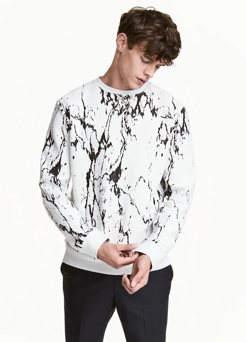 Белый демисезонный джемпер джемпер H&M