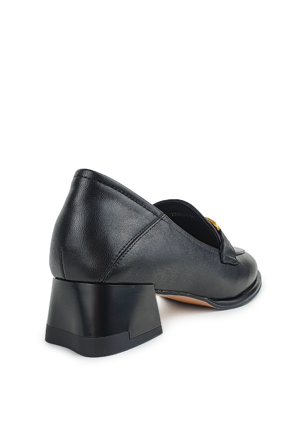 Berkonty Женские лоферы из натуральной кожи черного цвета черный з натуральная кожа, турция — демисезон (244376031)