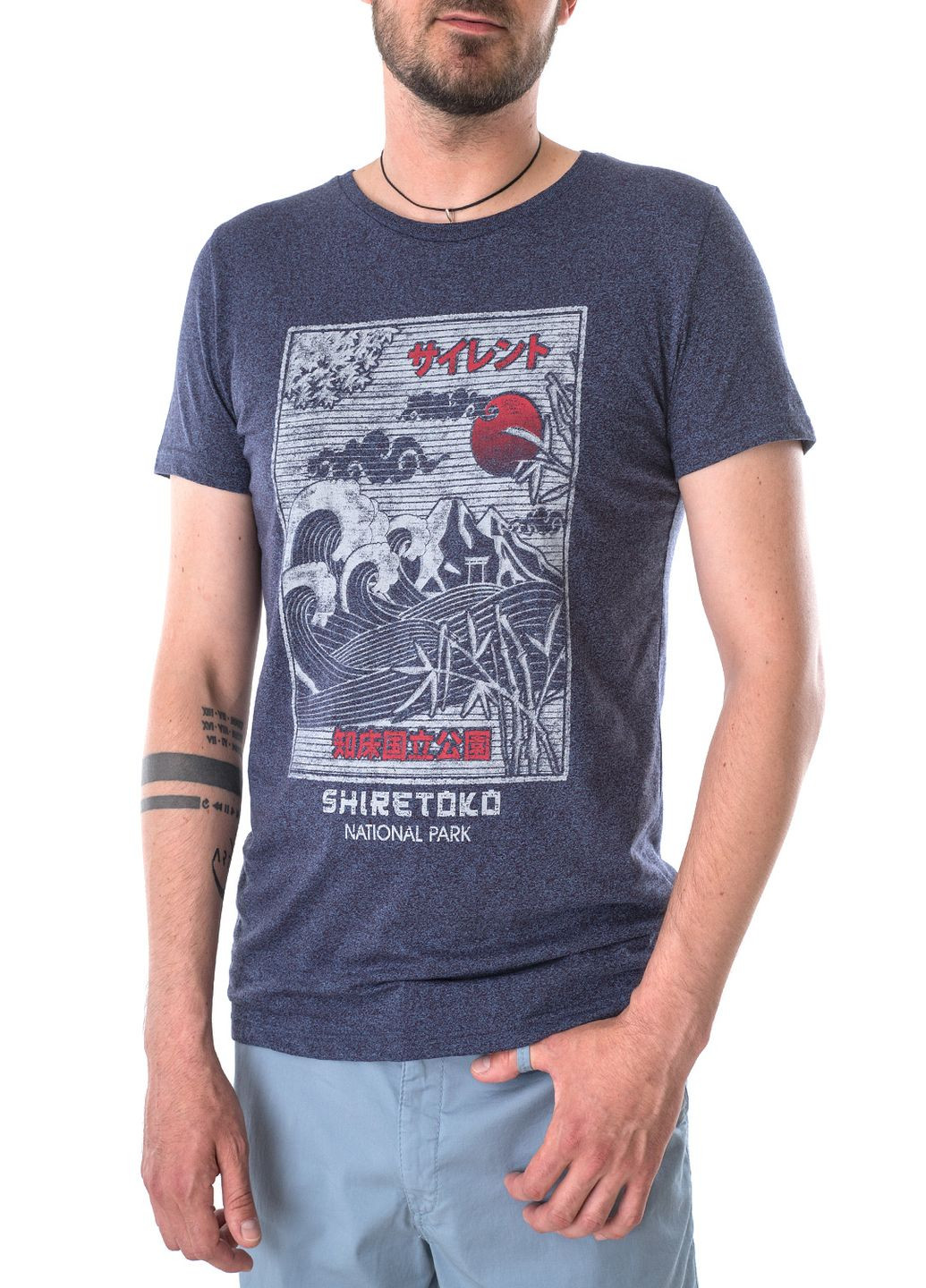 Синяя футболка E-Bound