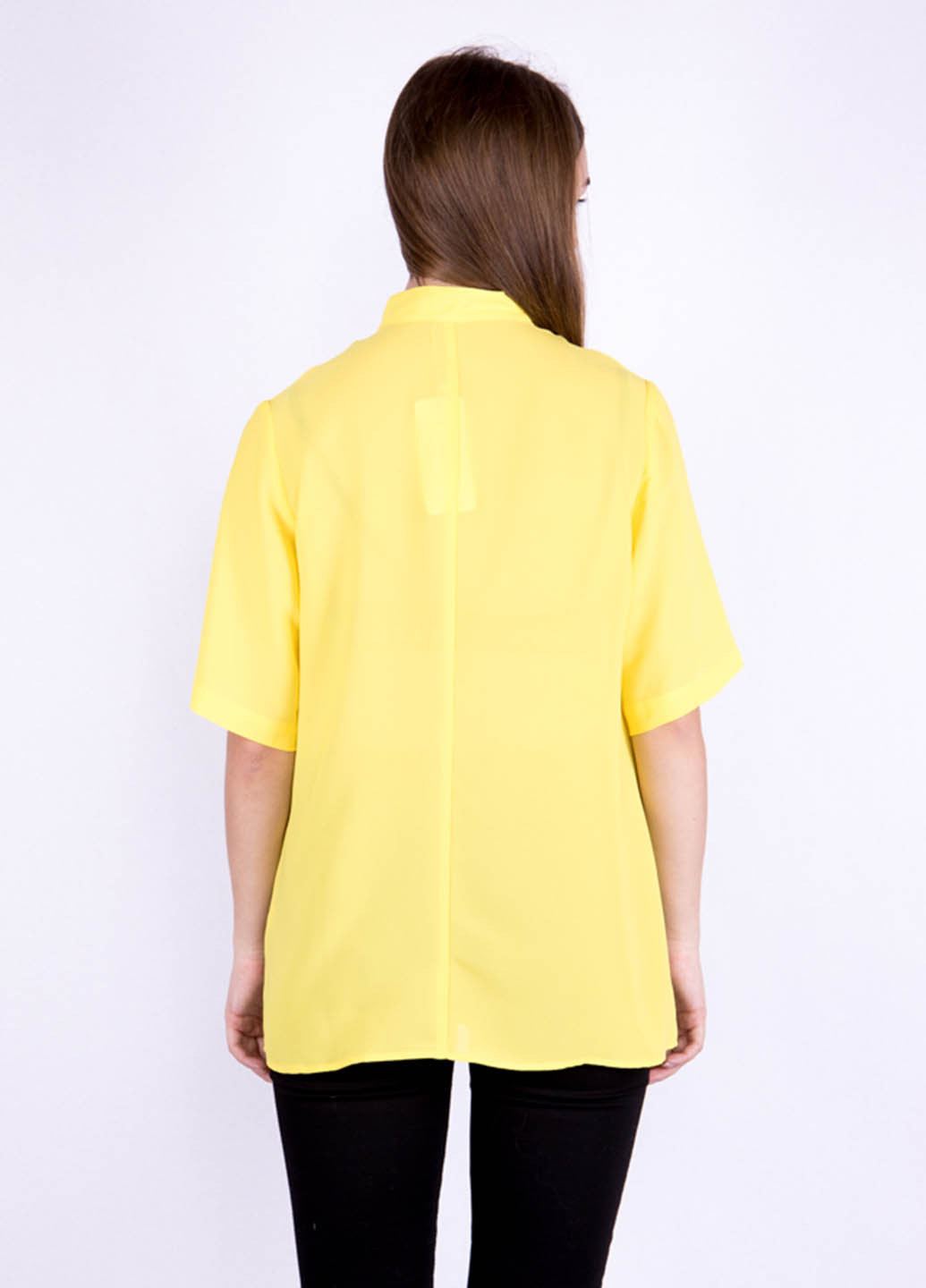 Желтая демисезонная блуза Time of Style