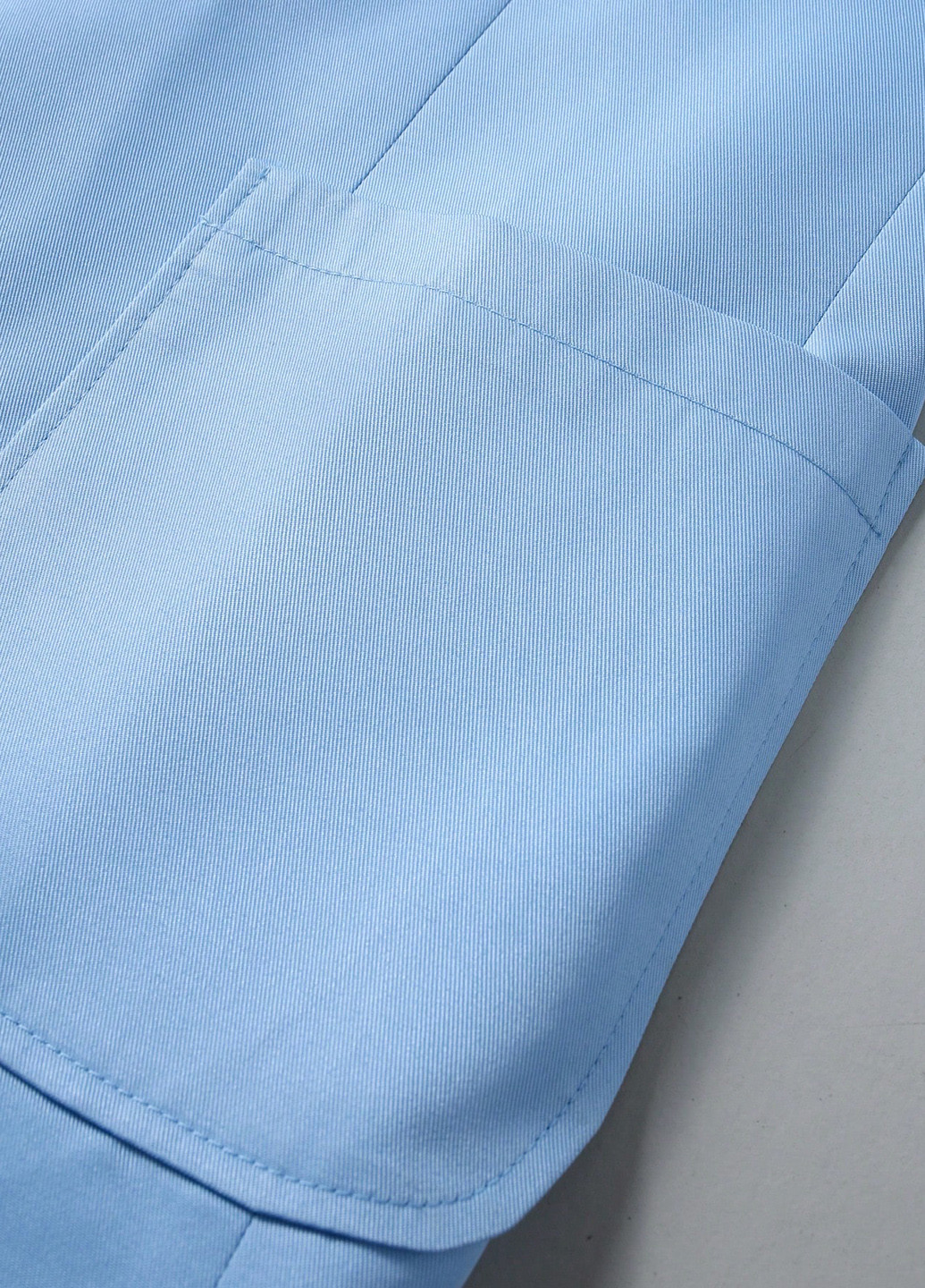 Блакитний літній костюм (піджак, шорти) з шортами SHEIN