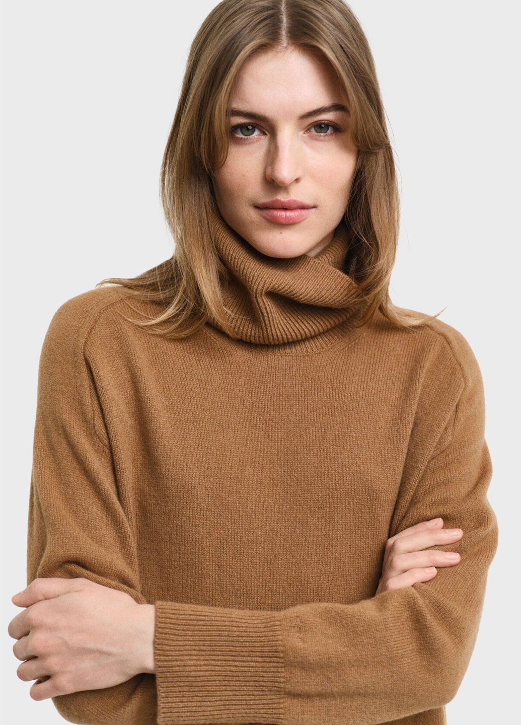 Коричнева кежуал сукня сукня светр Gant однотонна