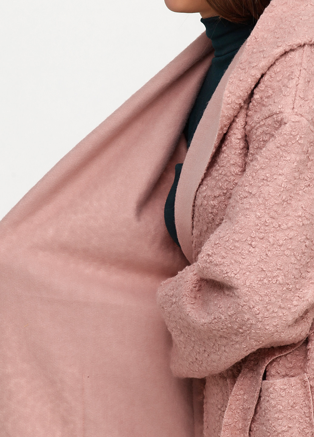 Розовое демисезонное Пальто New Collection