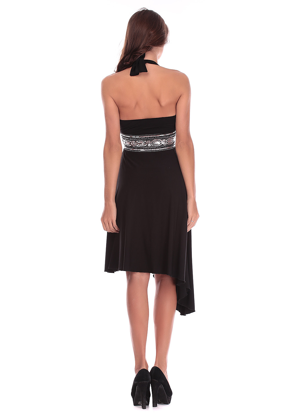 Черное коктейльное платье Byblo