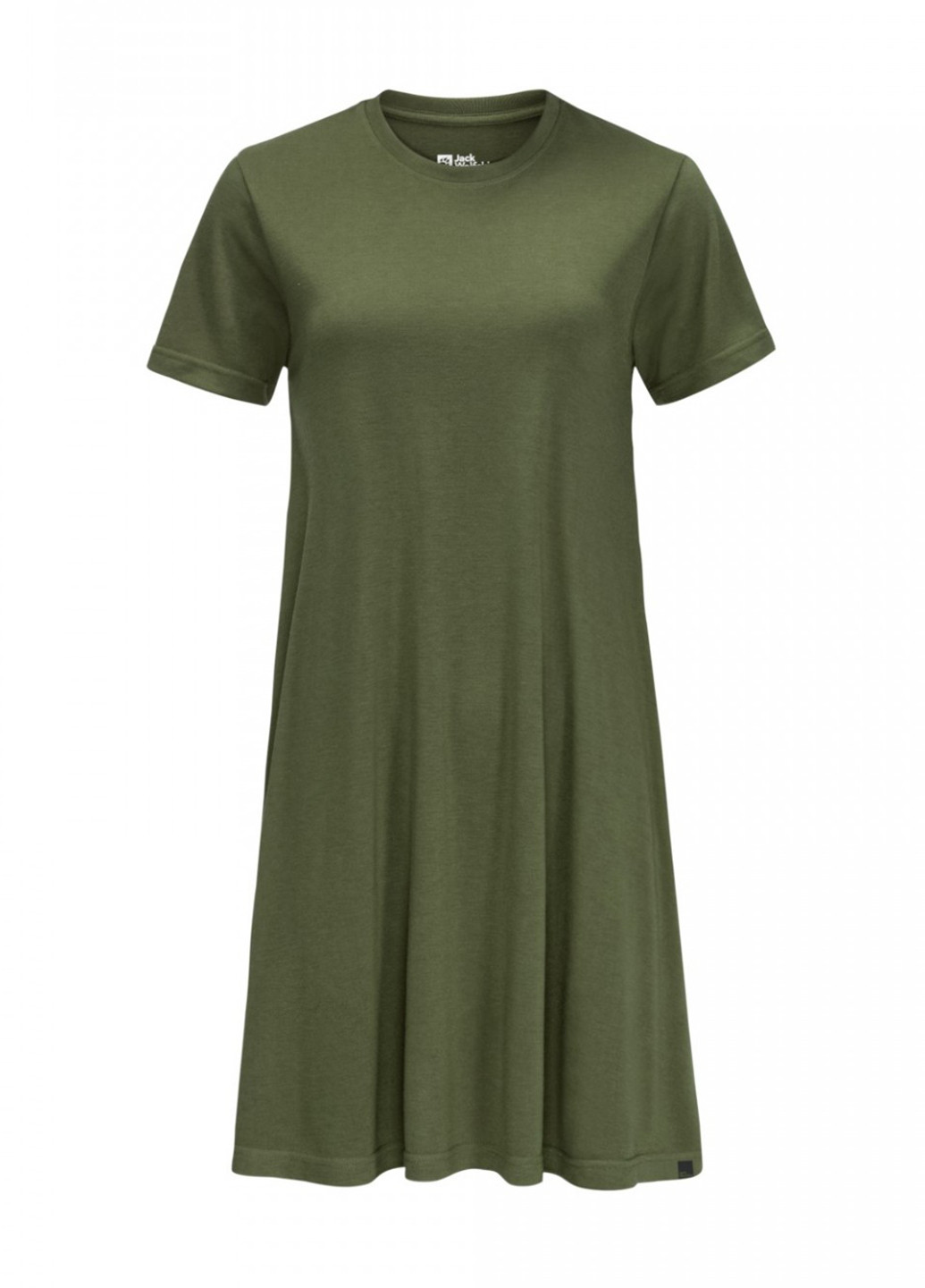 Зелена кежуал сукня а-силует Jack Wolfskin однотонна