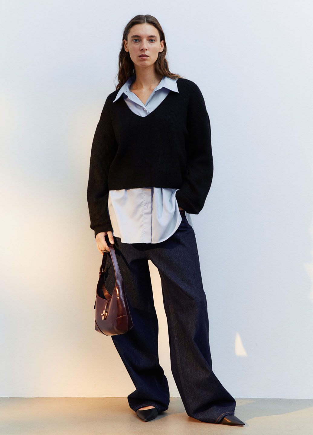 Черный демисезонный джемпер H&M