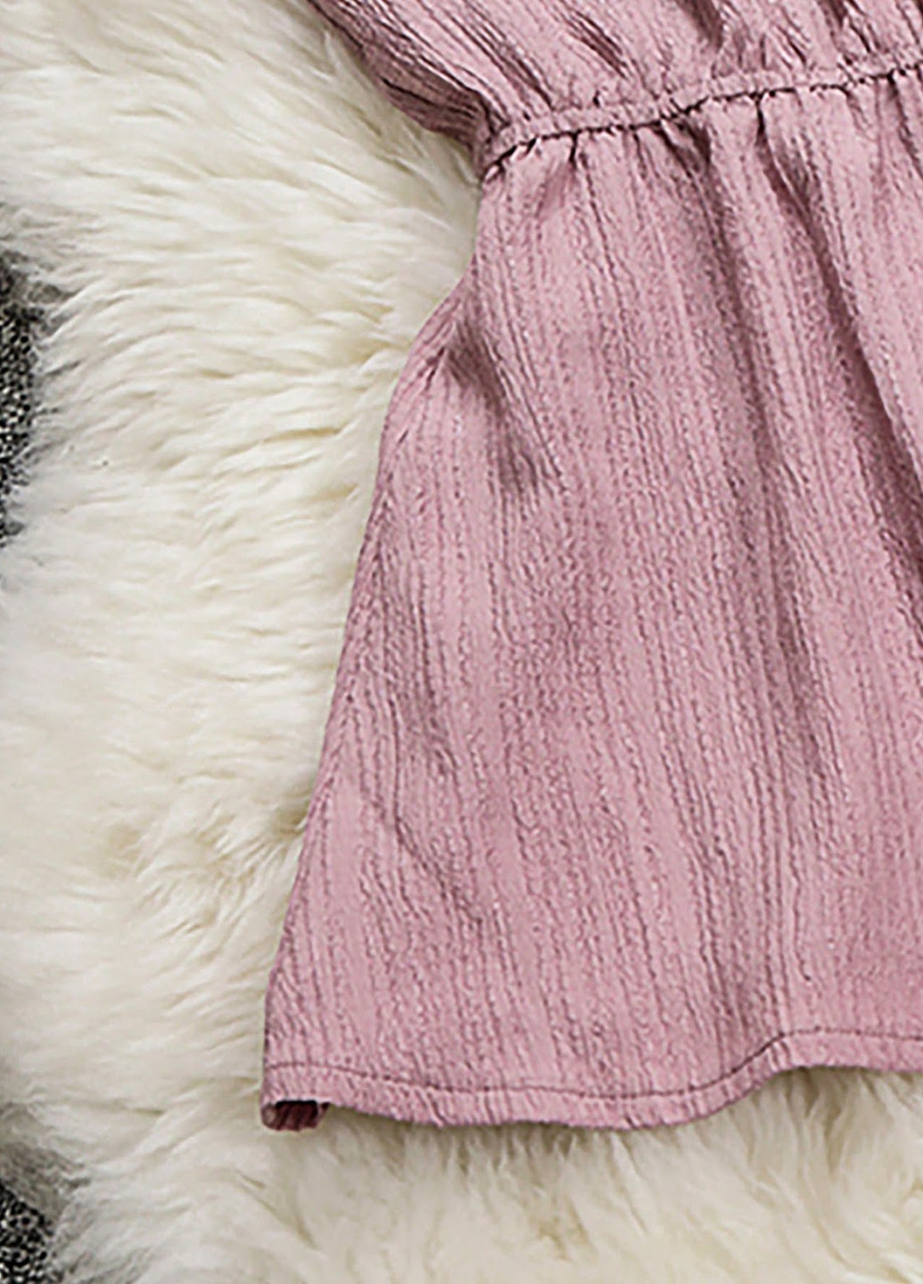 Розово-лиловая блуза с баской SHEIN