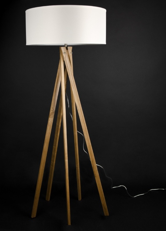 Торшер підлоговий на дерев'яній основі FLT-44 E27 Brille (253881648)