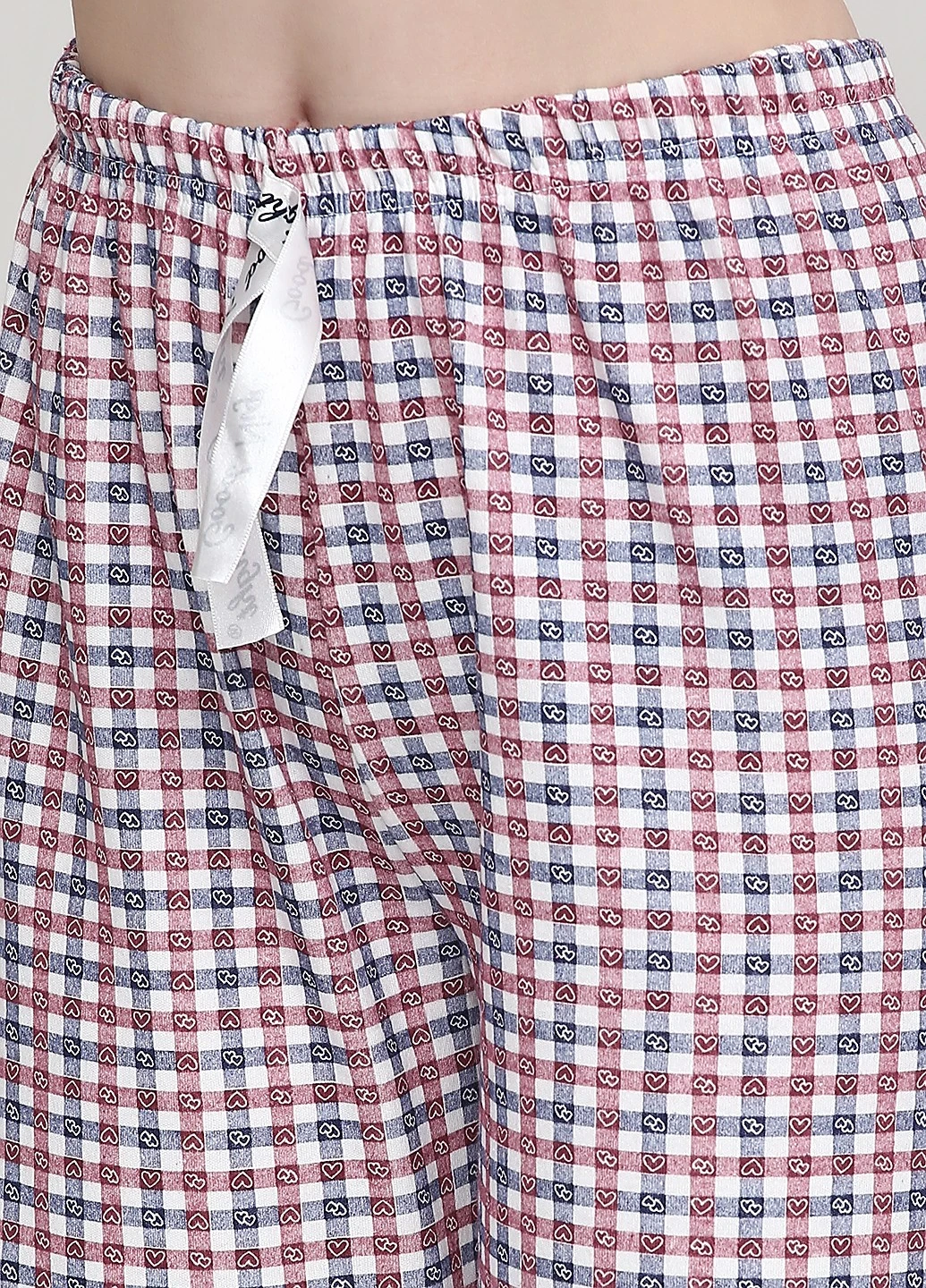 Червона зимня комплект щільний трикотаж (світшот, штани) Good Night Pajama
