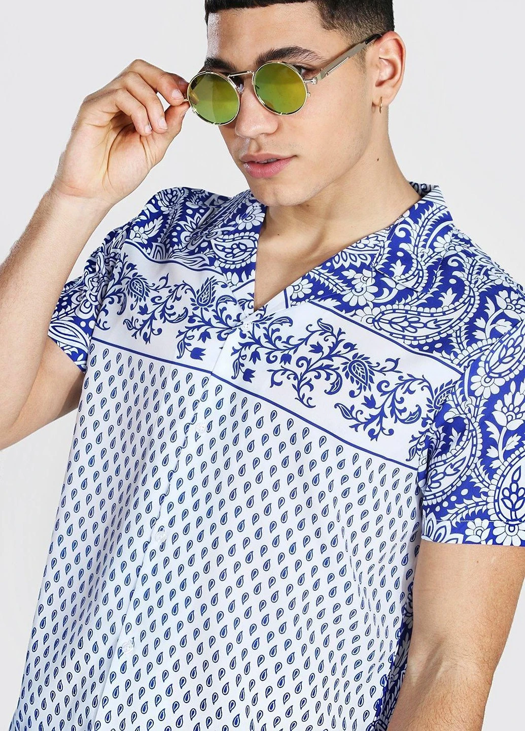 Синий летний комплект Boohoo