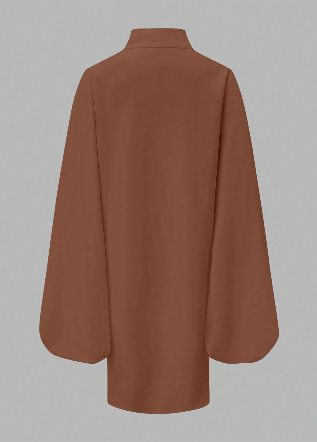 Коричнева кежуал сукня сукня-сорочка SHEIN однотонна