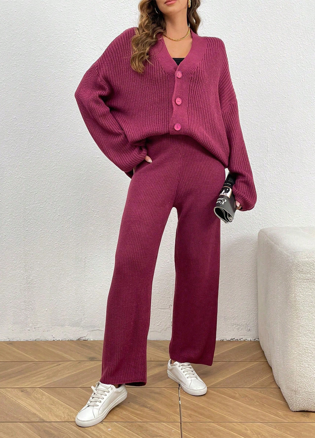 Костюм (кардиган, брюки) SHEIN (333366282)