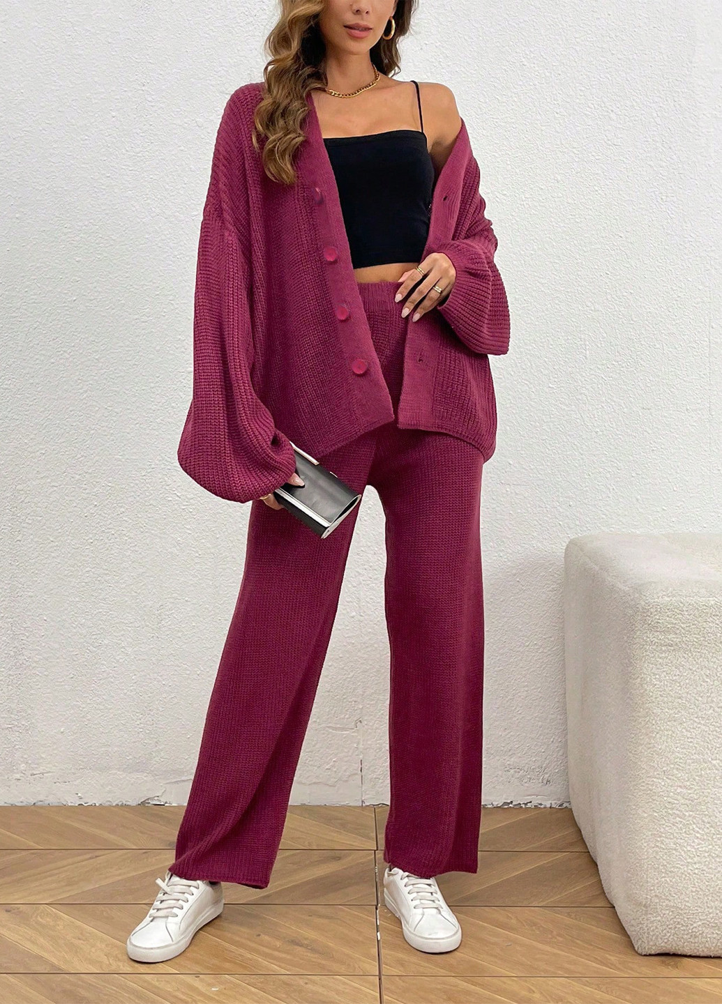 Костюм (кардиган, брюки) SHEIN (333366282)