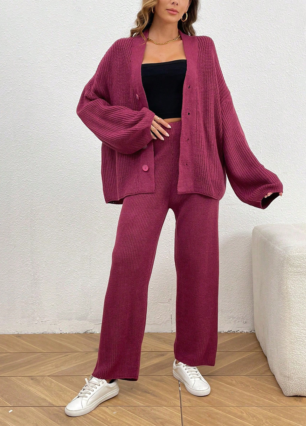 Костюм (кардиган, брюки) SHEIN (333366282)