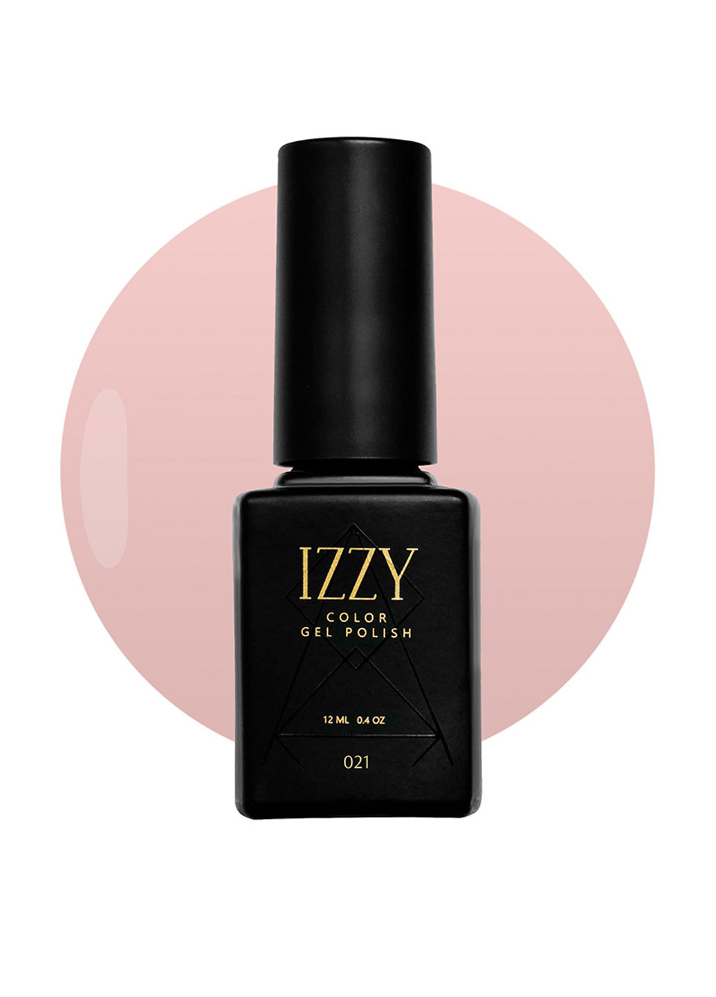 Рожевий світлий гель-лак для манікюру 21, 12 мл Izzy (363030511)