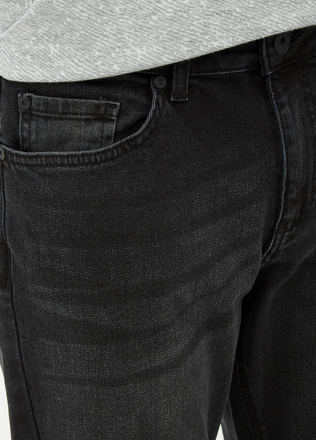 Черные демисезонные прямые брюки KOTON