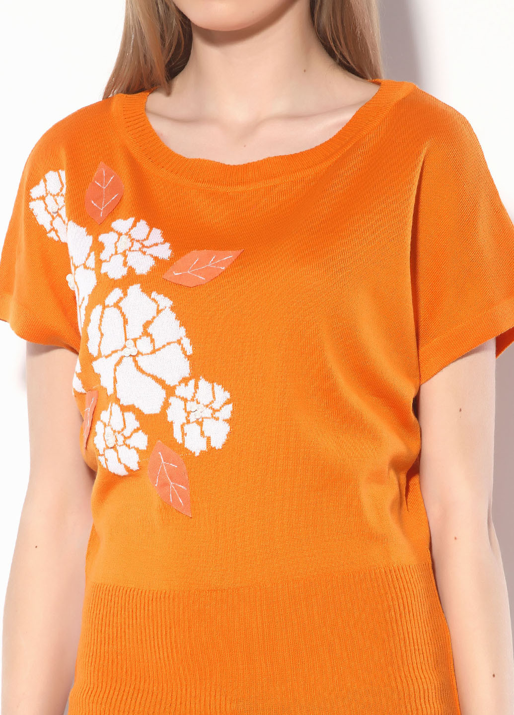 Оранжевая демисезонная блуза Flash