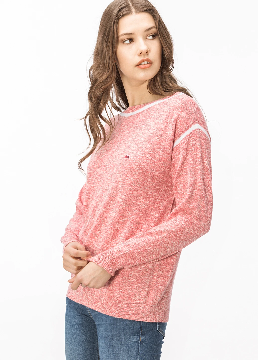 Розовый демисезонный джемпер джемпер Lacoste