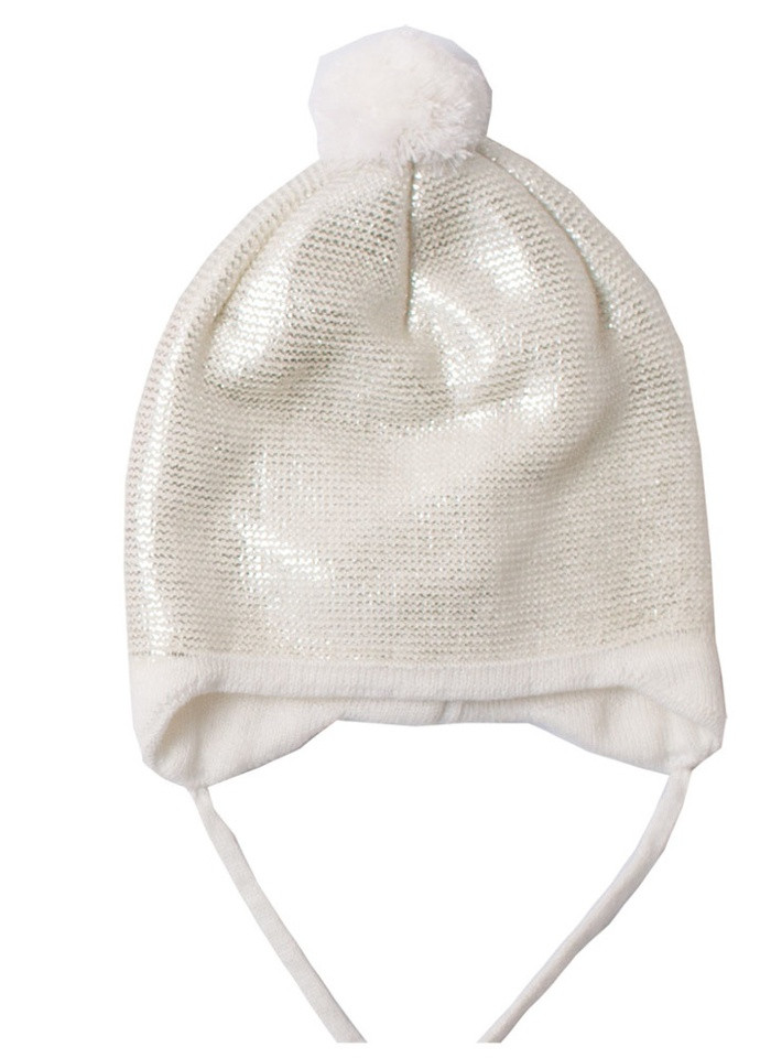 Дитяча шапка з вушками зимова в'язана для дівчинки Габби (205952273)