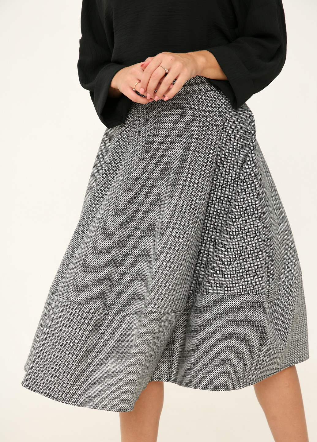 Спідниця полусолнце з щільного бавовни INNOE юбка (250075267)